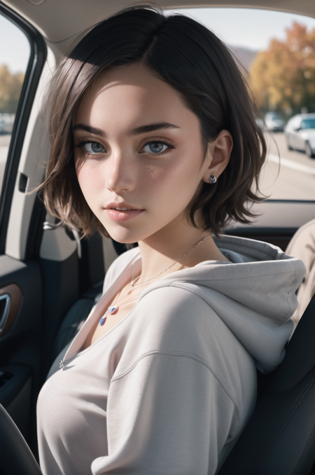 3978530437-161436149-RAW photo, a 22-year-old-girl, upper body, selfie in a car, blue hoodie, (raecmbr-2650_0.9), (r4ec4mbr4_0.95), (1girl), (realist.png